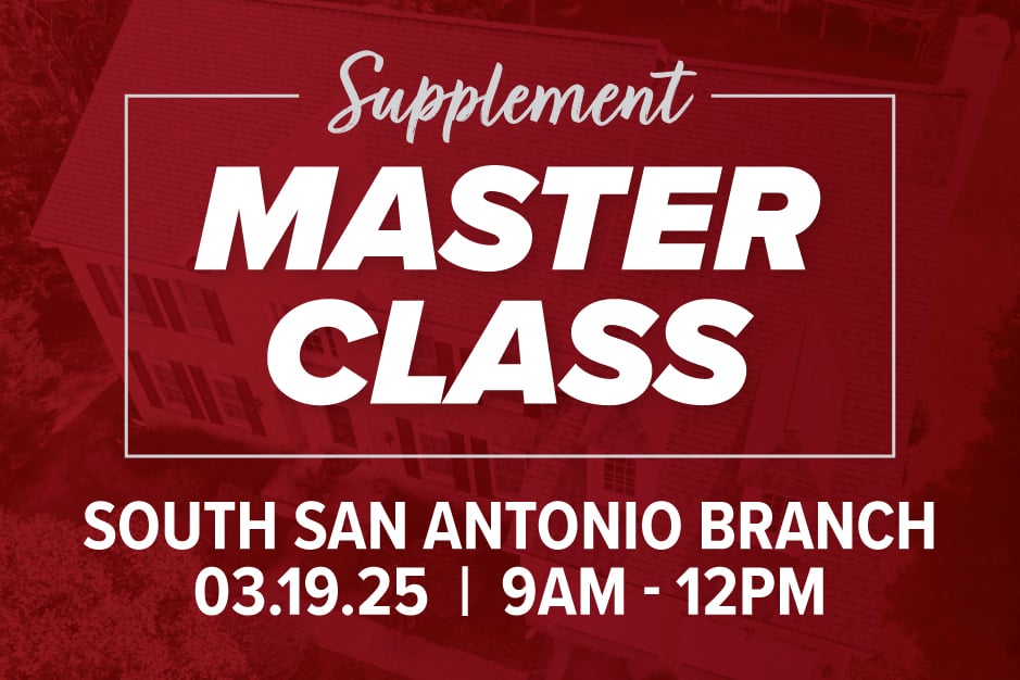 Supplement Master ClassSan Antonio